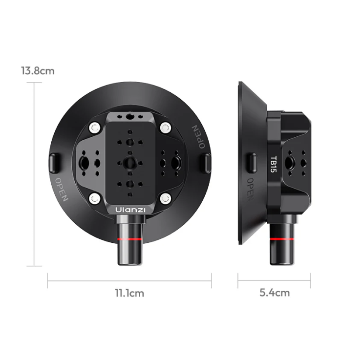 Присоска для камери Ulanzi TB15 Suction Cup Mount