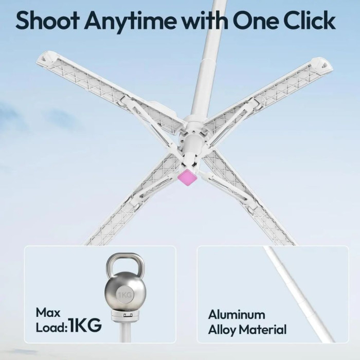 Штатив Ulanzi MT85 Automatic Phone Tripod Magsafe, 33*150см White