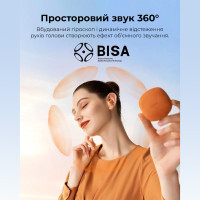 Бездротові навушники TWS Baseus AirNora 2 , ANC, Gradient Orange