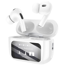 Бездротові навушники TWS BOROFONE BW76 Brocade, touch screen, ANC, Champagne White