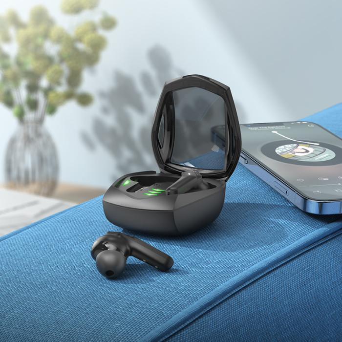 Бездротові навушники TWS HOCO EW28 Magic, gaming headset, Black
