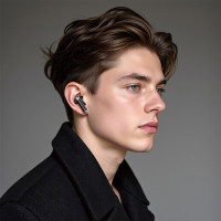 Бездротові навушники HOCO EQ26 Nice true wireless ANC+ENC BT headset Black