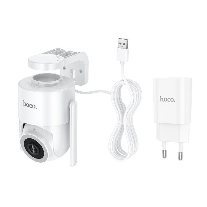 IP-камера відеоспостереження HOCO D10 outdoor monocular PTZ HD camera White