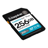 Карта пам'яті SDXC (UHS-1 U3) Kingston Canvas Go! Plus 256Gb class 10 A2 V30 (R200MB/s, W160MB/s)