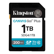 Карта пам'яті SDXC (UHS-1 U3) Kingston Canvas Go! Plus 1Tb class 10 A2 V30 (R200MB/s, W160MB/s)