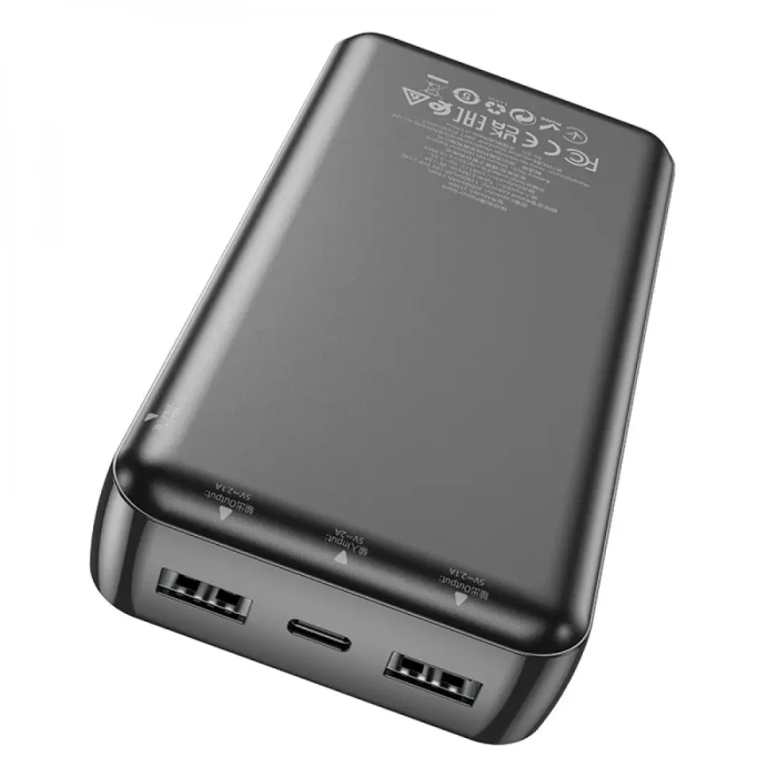 Зовнішній акумулятор HOCO J100A High-ranking power bank(20000mAh) Black