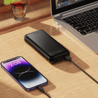 Зовнішній акумулятор HOCO J153A Stability power bank(20000mAh) Black