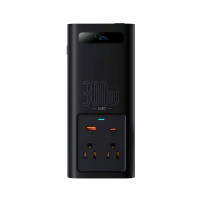 Автомобільний інвертор для електросамокатів Baseus IGBT Power Inverter 300W (110V US/JP ) Black + перехідник