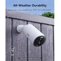 Додаткова IP-камера відеоспостереження Baseus Security B1 Outdoor Camera 2K White