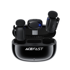 Бездротова мікрофонна система ACEFAST R2 dual-mic (Type-C) Black