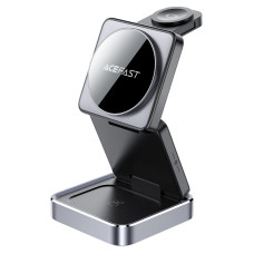 Бездротовий зарядний пристрій ACEFAST E20 desktop 3-in-1 wireless charging holder Black