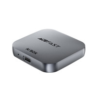 Адаптер ACEFAST QC2 AI Box CarPlay wireless adapter for car Metal Gray