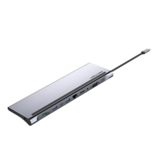 USB-хаб Vention Multi-function USB-C to HDMI/VGA/USB-C Gen 1/USB 3.0x2/USB 2.0/RJ45/SD/TF/TRRS 3.5mm/PD Docking Station 0.25m