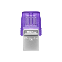 Флеш-накопичувач Kingston USB 3.2 DT microDuo 3C 128GB (Type-A/Type-C) (200Mb/s)