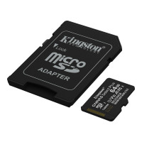 Карта пам'яті microSDXC (UHS-1) Kingston Canvas Select Plus Gen3 64Gb class 10 А1 (R-100MB/s) (adapter SD)