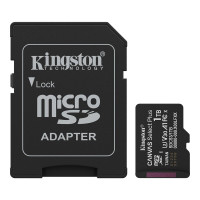Карта пам'яті microSDXC (UHS-1 U3) Kingston Canvas Select Plus Gen3 1Tb class 10 А1 V30 (R-150MB/s) (adapter SD)