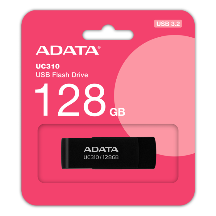 Флеш-накопичувач ADATA USB 3.2 UC310 128Gb Black