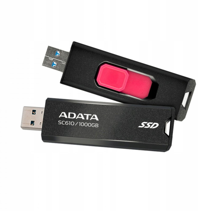 Портативний SSD ADATA SC610 1TB USB 3.2  550/500Mb/s Black