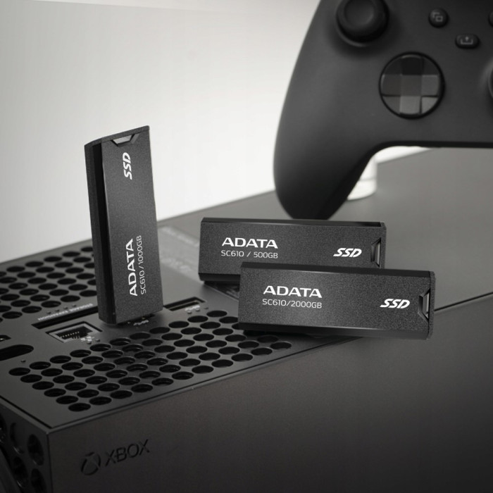 Портативний SSD ADATA SC610 1TB USB 3.2  550/500Mb/s Black