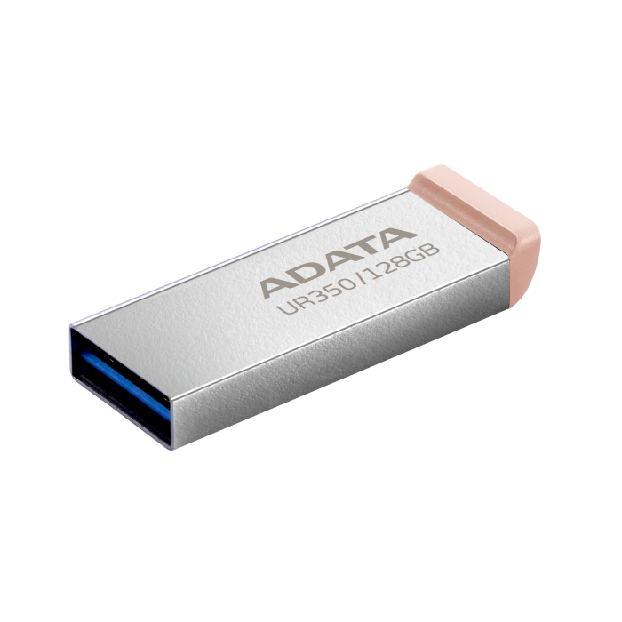 Флеш-накопичувач ADATA USB 3.2 UR 350 128Gb Silver/Beige