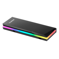Зовнішня кишеня для накопичувача A-DATA EC700G для SSD M.2 PCIe/SATA USB3.2 Gen2 Type-C Black