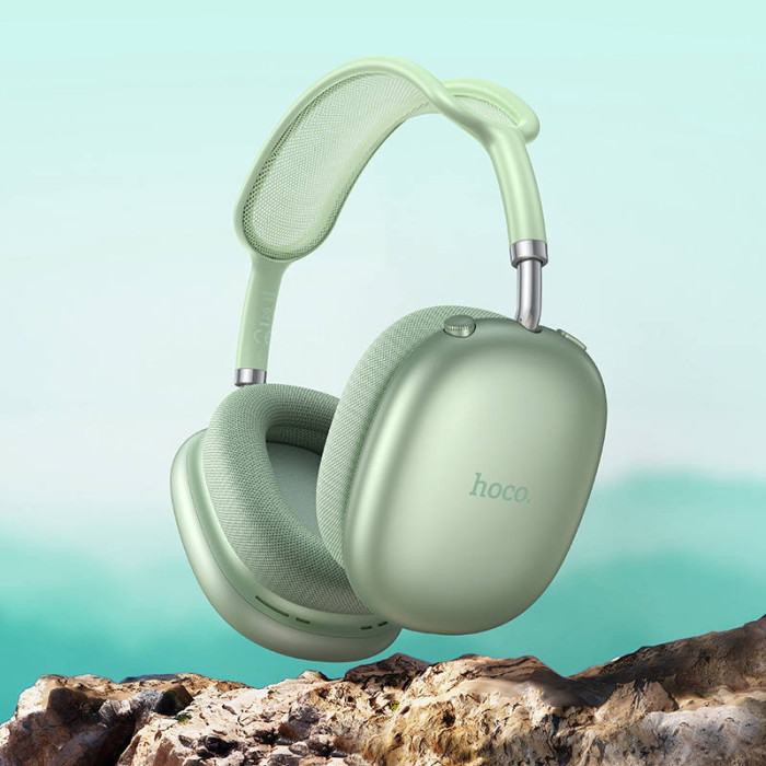 Бездротові накладні навушники HOCO W55 Pleasing BT headphones Green