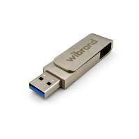 Портативний SSD Wibrand Wolf 1TB USB 3.2 Gen.2 Type-C/Type-A Read/Write 1000MB/s Silver