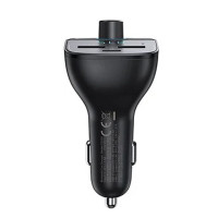 АЗП з FM-модулятором UGREEN CD229 FM&Bluetooth Transmitter&Car Charger + TF  Slot Black