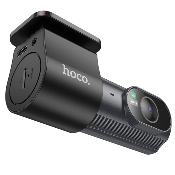 Відеореєстратор HOCO DV8 2K display hidden driving recorder(with rear camera) Black