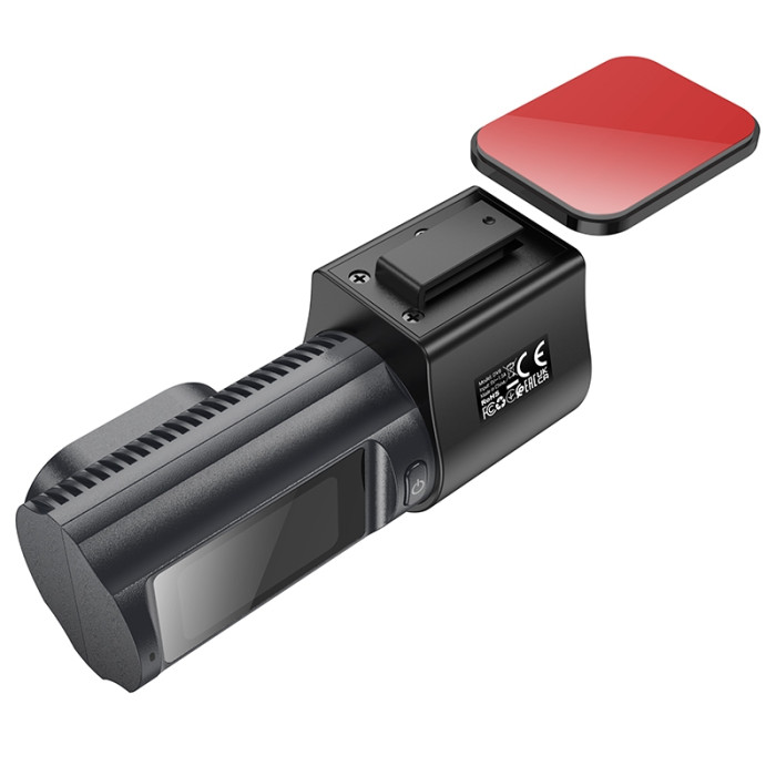Відеореєстратор HOCO DV8 2K display hidden driving recorder(with rear camera) Black