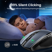Миша бездротова UGREEN MU006 Ergonomic Wireless Mouse Red
