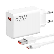 Мережевий зарядний пристрій Xiaomi 67W HyperCharge Combo (Type-A) EU
