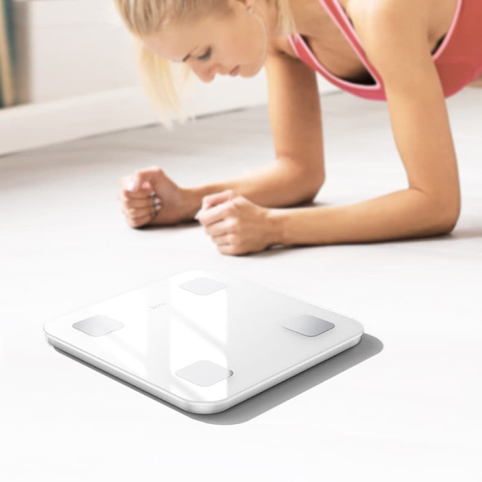 Ваги підлогові HOCO HI21 Smart body fat scale White