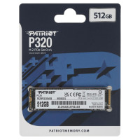 Накопичувач SSD M.2 Patriot P320 512GB NVMe 2280 Gen3.0 x4 3D TLC