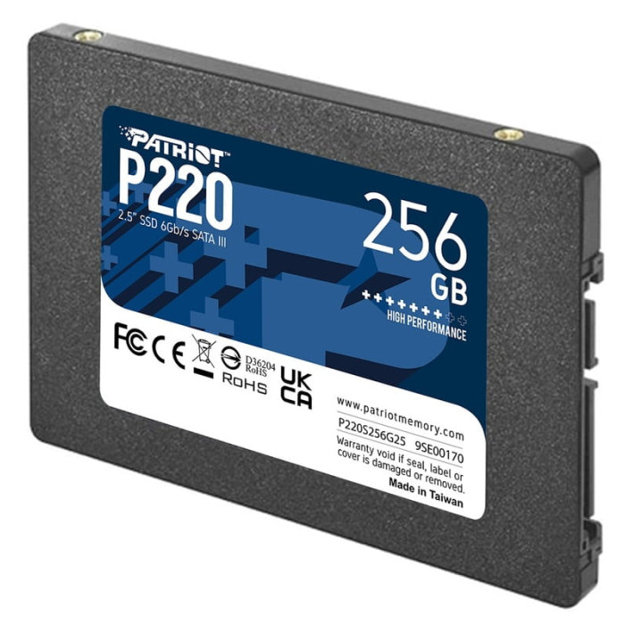 Накопичувач SSD Patriot P220 256GB 2.5" 7mm SATAIII