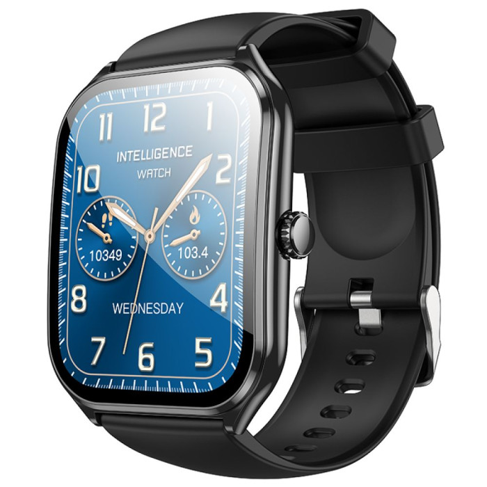 Смарт-годинник HOCO Y28 AMOLED 49mm. 200 mAh. IP67 Smart sports watch (call version) Black