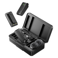Бездротова мікрофонна система Ulanzi A100 dual-mic, (3.5mm/Type-C) Black
