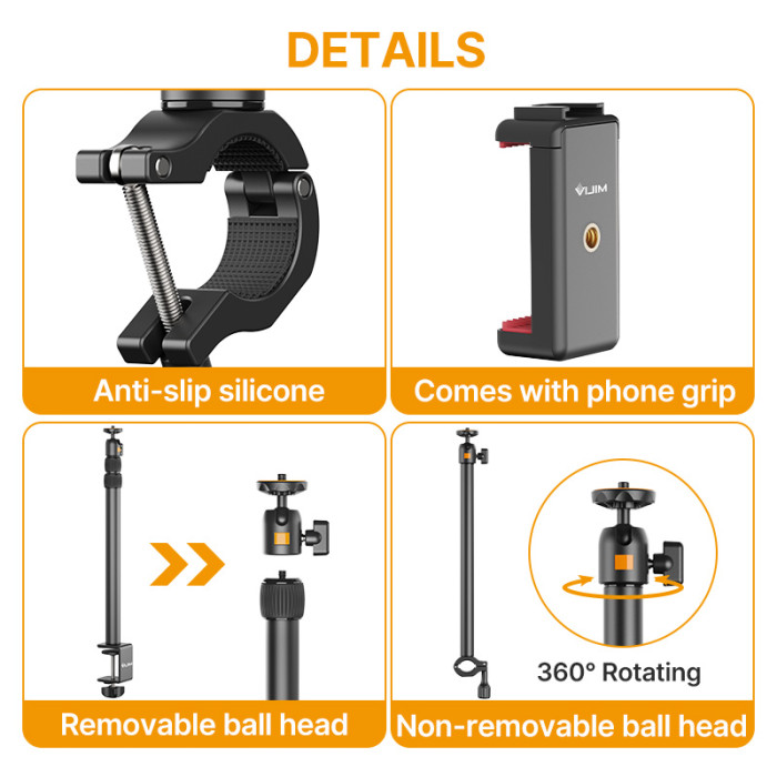 Штатив-тримач Ulanzi Vijim Desktop Extendable Light Stand (UV-2487 LS02)