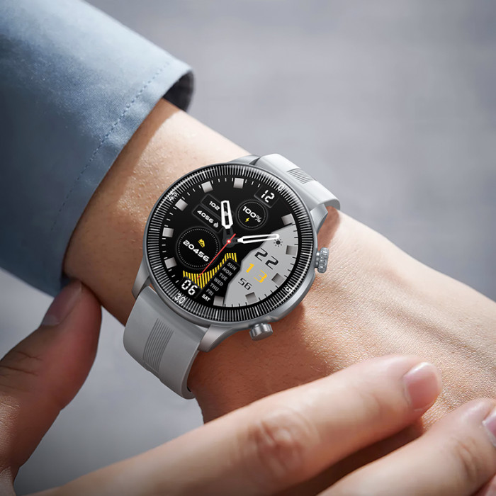 Смарт-годинник HOCO Y31 37mm, 250 mAh, Smart sports watch(call version) Silver