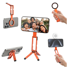 Тримач телефона Ulanzi MA60 Foldable Magnetic Phone Tripod (Orange)
