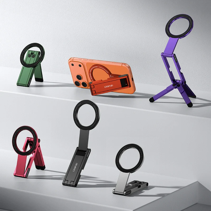 Тримач телефона Ulanzi MA60 Foldable Magnetic Phone Tripod (Orange)
