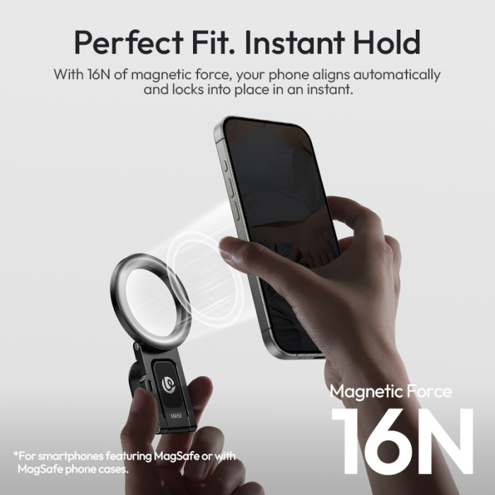 Тримач для телефону Ulanzi MA50 Uka Magnetic Phone Holder Black