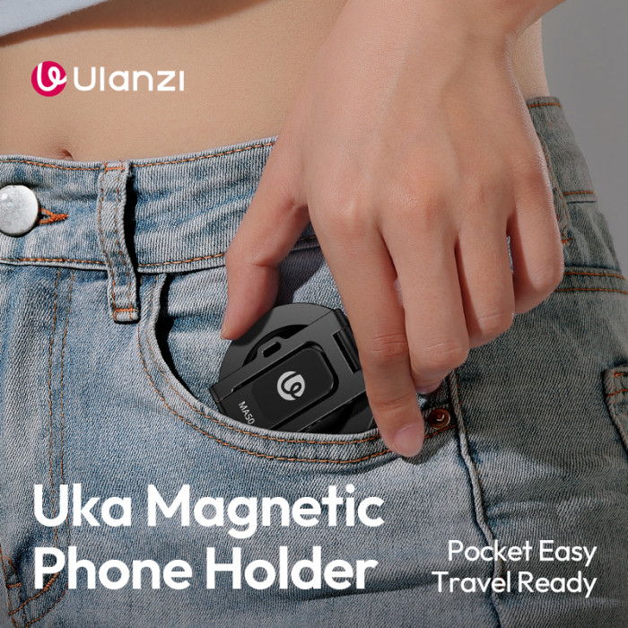 Тримач для телефону Ulanzi MA50 Uka Magnetic Phone Holder Black
