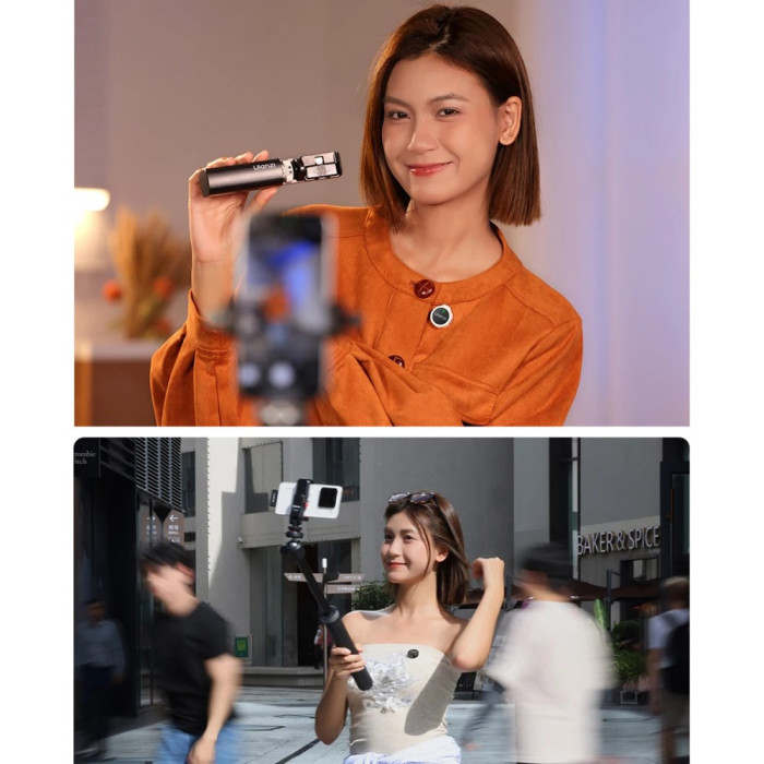 Бездротова мікрофонна система Ulanzi A21 Wireless Microphone, dual-mic, (Lightning) Black