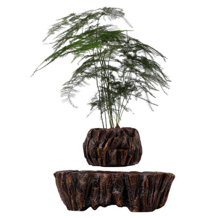 Магнітний левітаційний горщик для рослин HCNT Magnetic Levitating Pot M5B-PW Brown