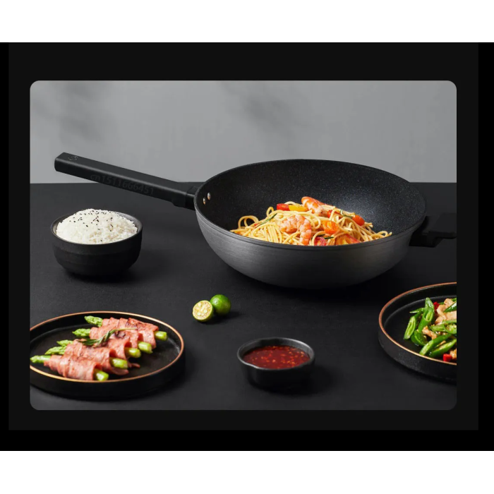 Антипригарна сковорода Xiaomi ZHIWUZHU cooking non-stick wok Mijia custom