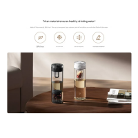 Магнітна пляшка для води та чаю Xiaomi Mijia Magnetic Tea Storage Cup Black