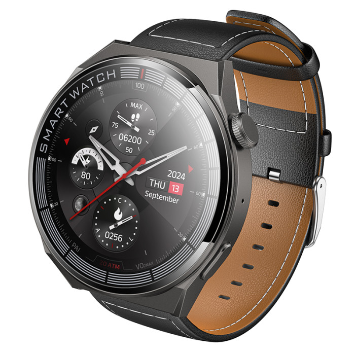 Смарт-годинник HOCO Y35 36mm. 250 mAh. IP67 Smart sports watch(call version) Black