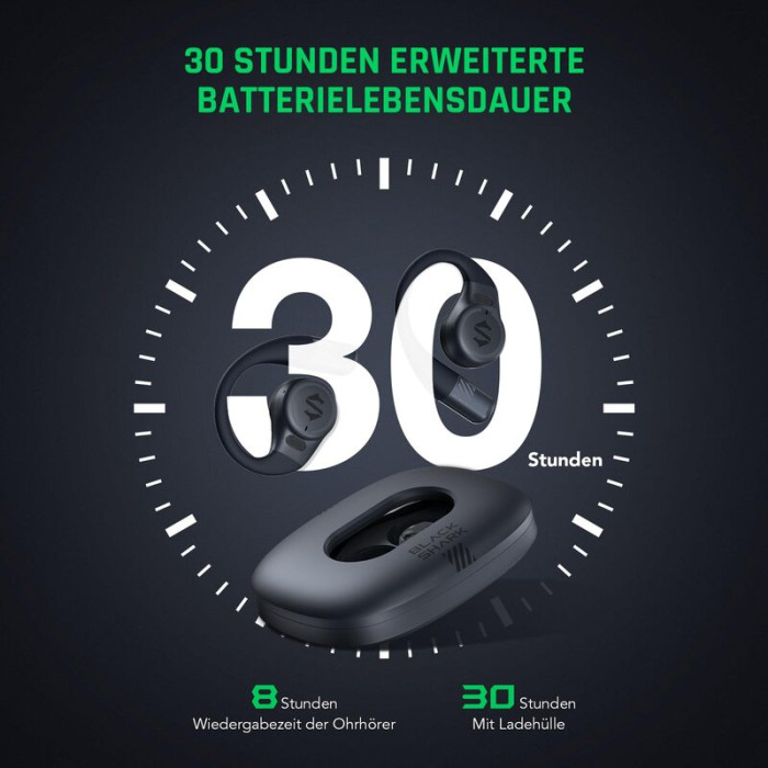 Бездротові навушники TWS Black Shark Open Bluetooth Earphones Black