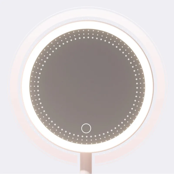 Дзеркало для макіяжу Xiaomi DOCO LED Beauty Sunlight Small Mirror Standard Edition Simple White
